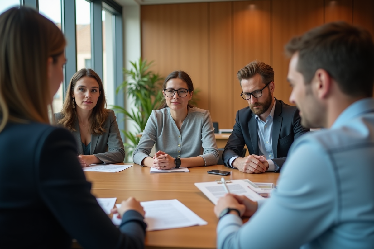 Professionnels en formation lors d un séminaire collaboratif
